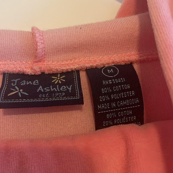 Peach velour tracksuit Med - Picture 5 of 5